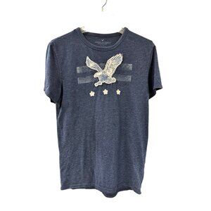 🌸3/$15🌸Navy Blue Athletic Fit American Eagle Tee sz S
